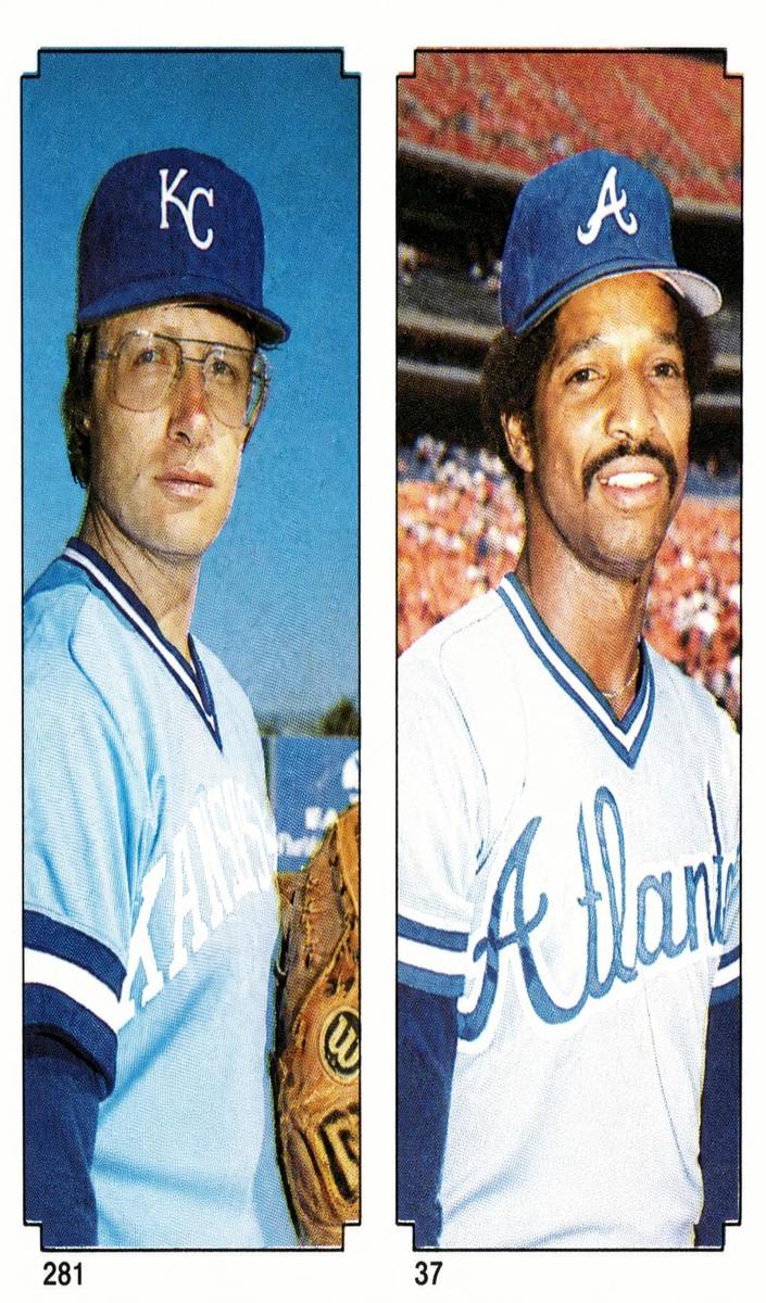 1984 Topps Stickers Baseball Paul Splittorff #281