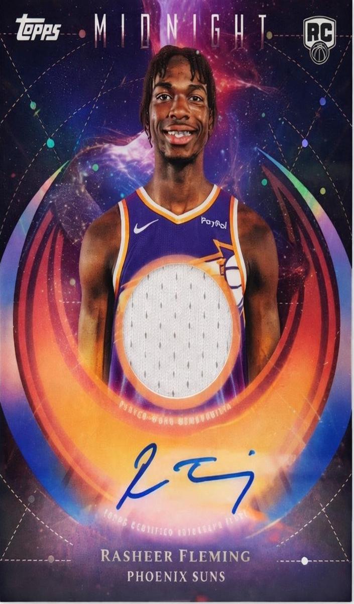 2025 Topps Midnight Basketball Rasheer Fleming #RJA-RF
