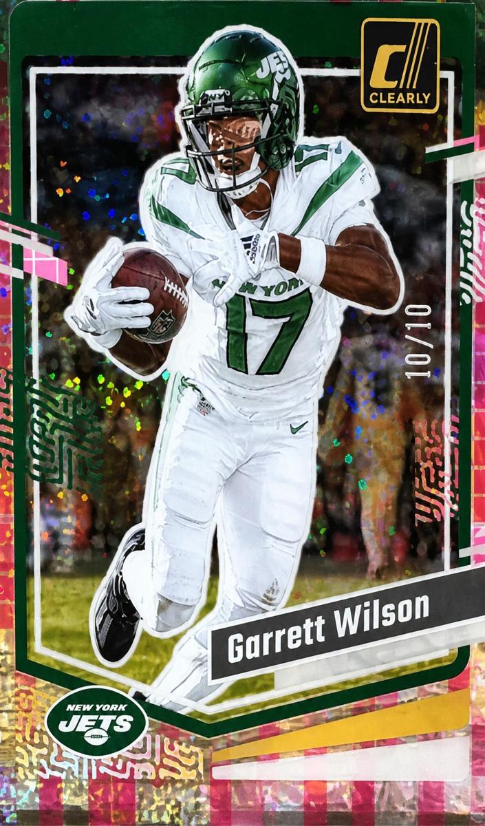 2023 Panini Clearly Donruss Football Pink Garrett Wilson #37