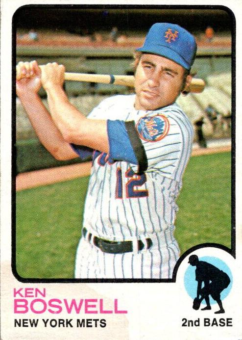 1973 Topps Baseball Ken Boswell #87 PSA 9