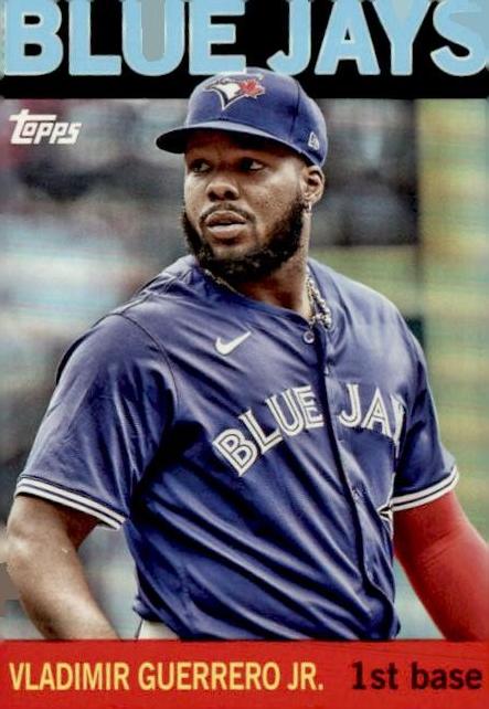 2025 Topps Archives Baseball Black Foilboard Vladimir Guerrero Jr. #11