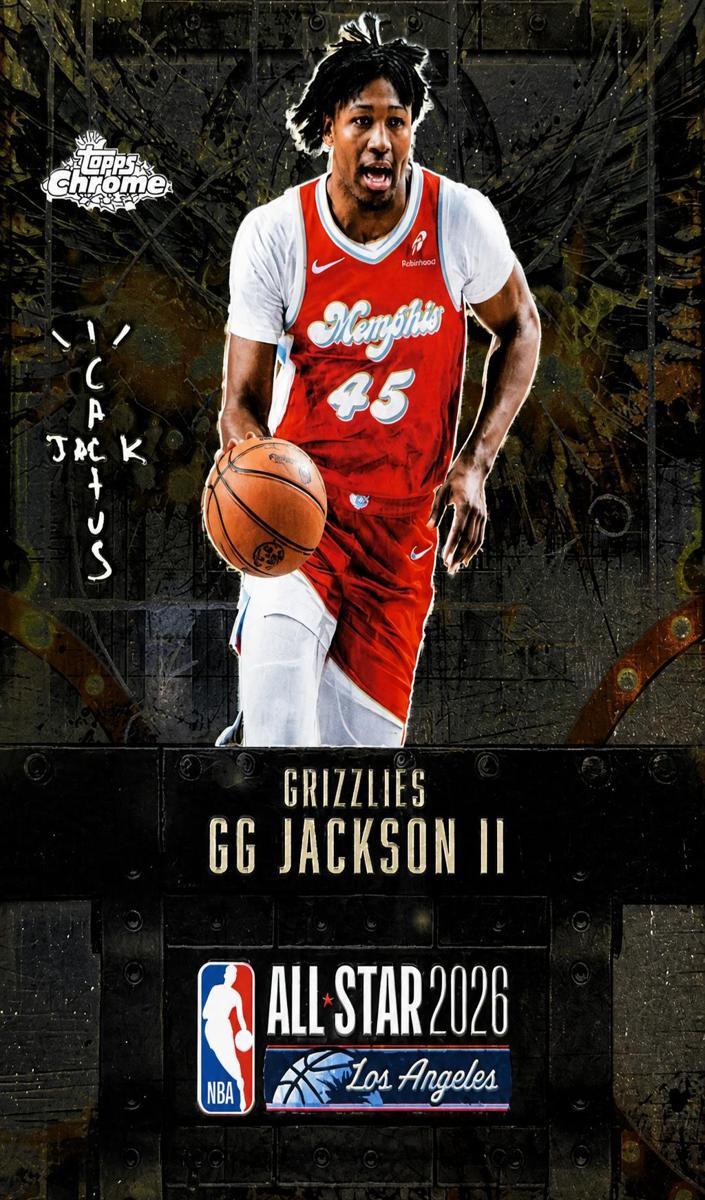 2025 Topps Chrome Cactus Jack X NBA All-Star Game Basketball GG Jackson II #99