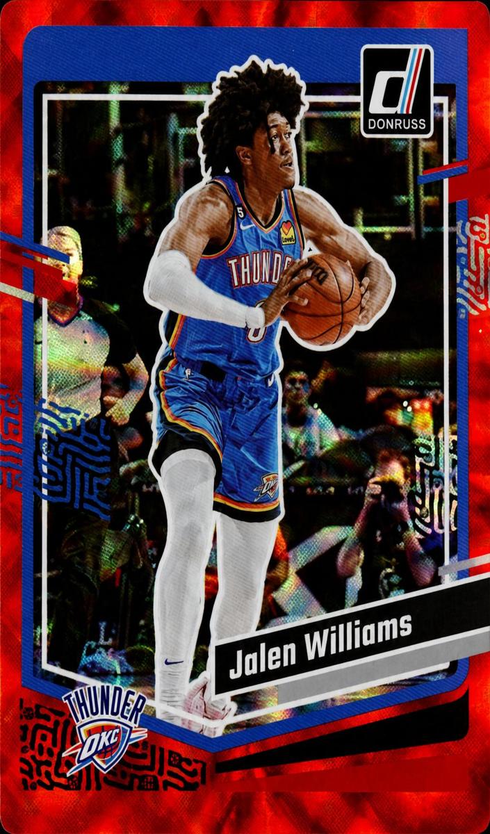 2023 Panini Donruss Basketball Red Jalen Williams #76