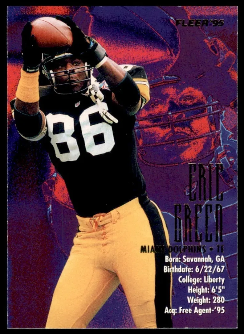 1995 Fleer Football Eric Green #219