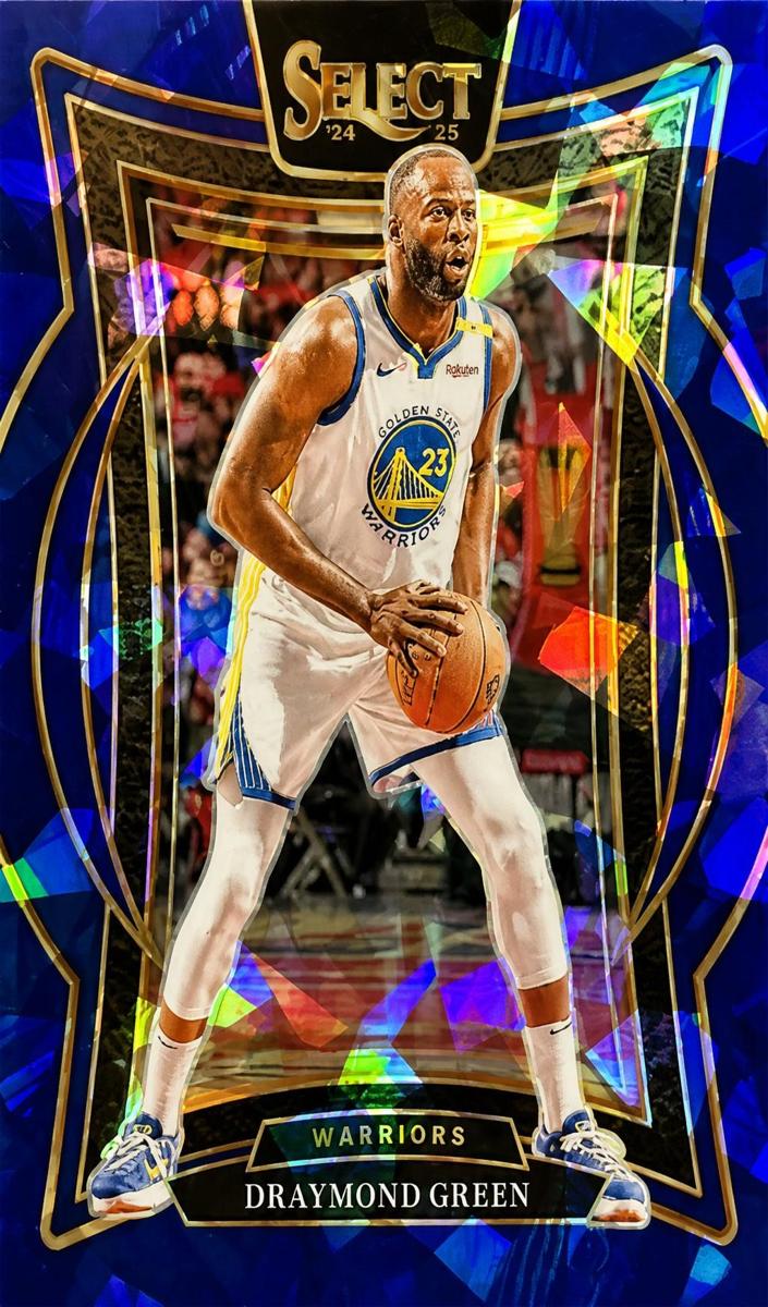 2024 Panini Select Basketball Blue Cracked Ice Draymond Green #27
