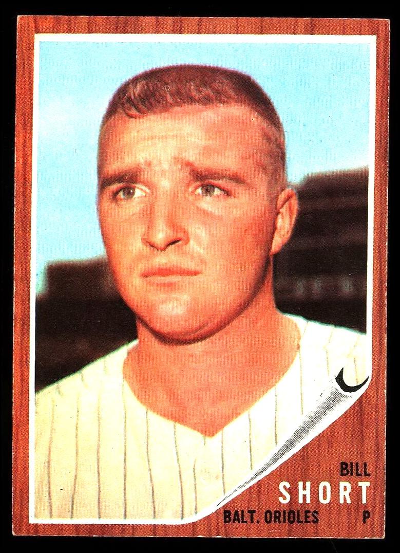 1962 Topps Baseball Bill Short #221 PSA 6