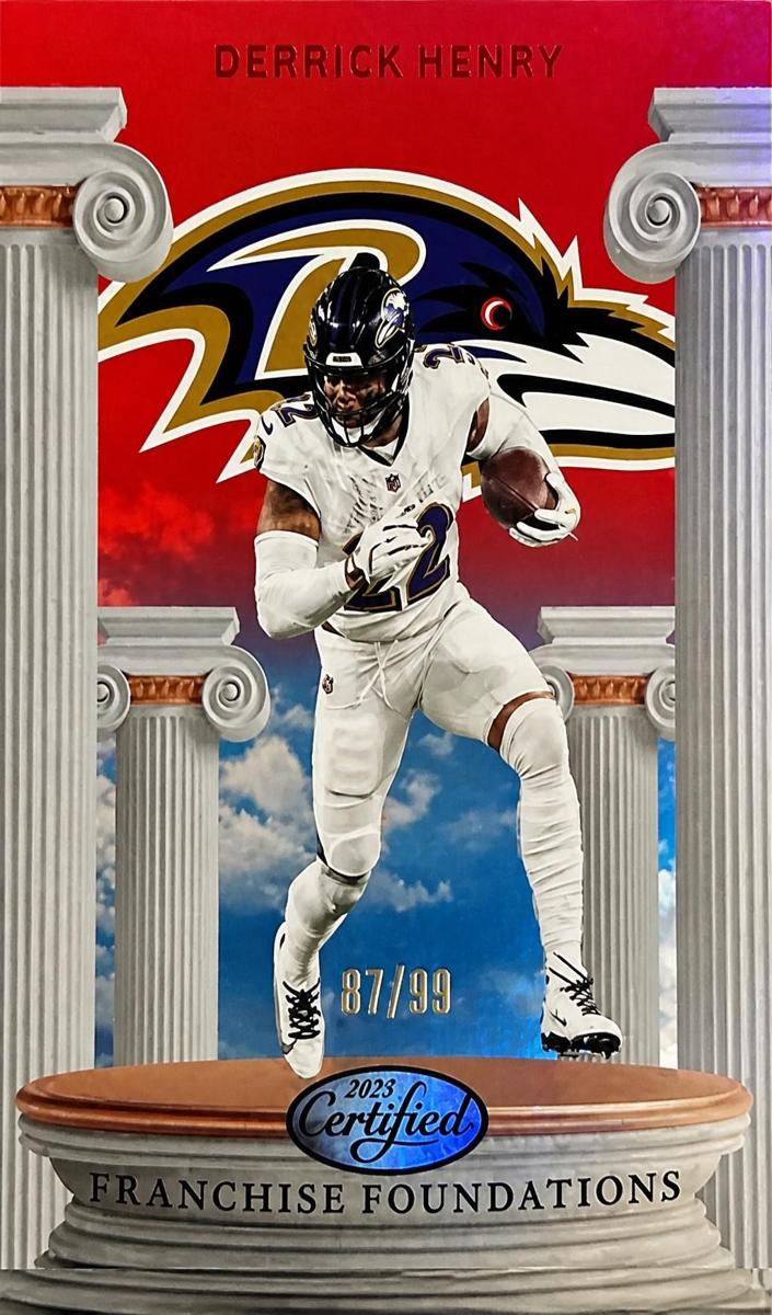 2025 Panini Certified Football Mirror Red Derrick Henry #FFO-DHY