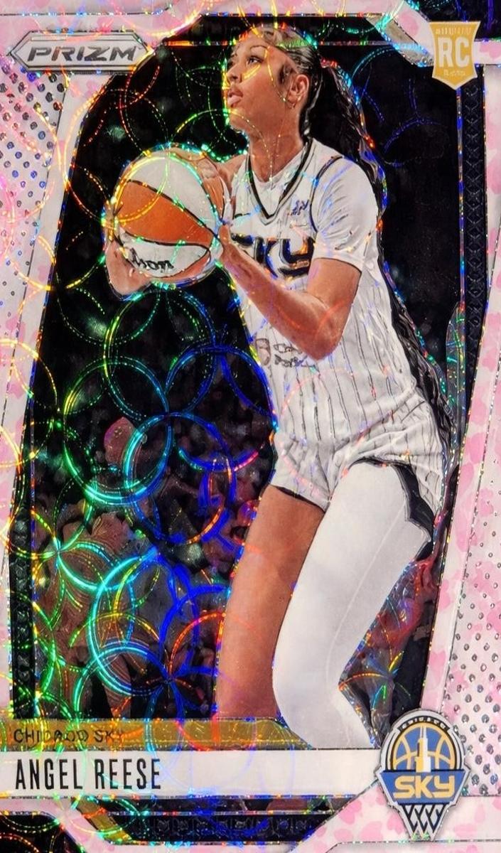 2024 Panini Prizm WNBA Basketball Cherry Blossom FOTL Angel Reese #10 PSA 10