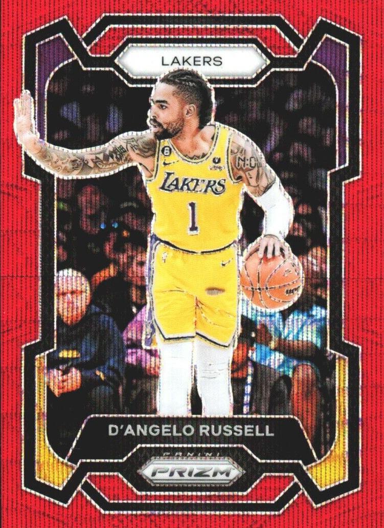 2023 Panini Prizm Basketball Ruby Wave D'Angelo Russell #111