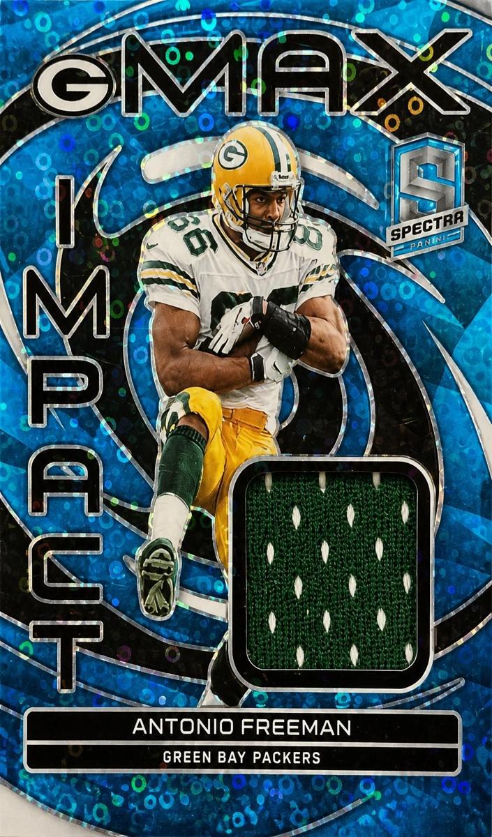 2023 Panini Spectra Football Neon Blue Antonio Freeman #MI-AFR