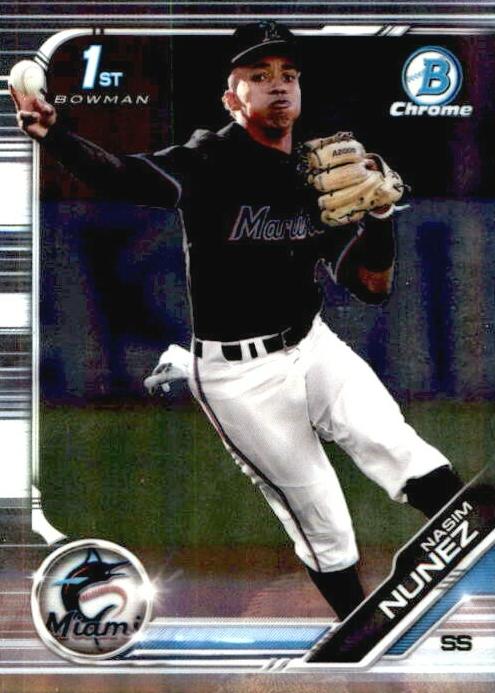 2019 Bowman Draft Chrome Baseball Nasim Nunez #BDC-141