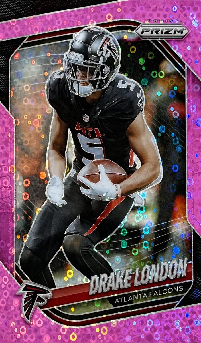 2025 Panini Prizm Football No Huddle Pink Drake London #198