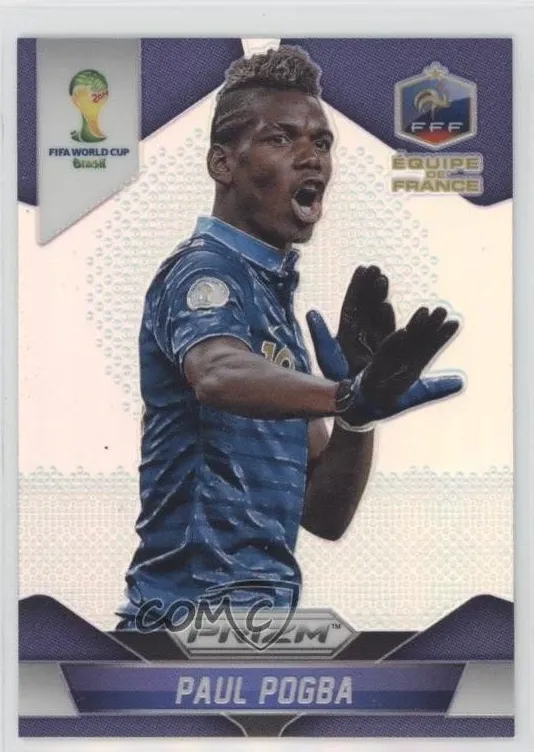 2014 Panini Prizm World Cup Soccer Silver Paul Pogba #79 PSA 10