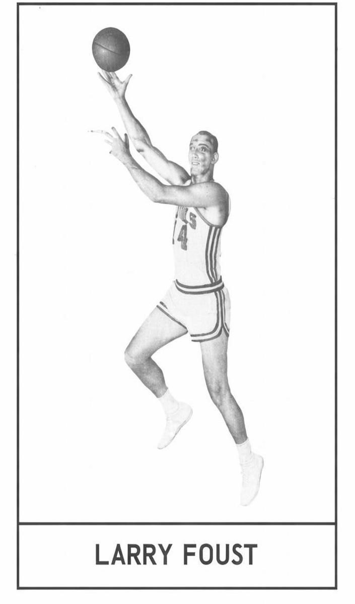 1961 Essex Meats Hawks Basketball Larry Foust #NNO