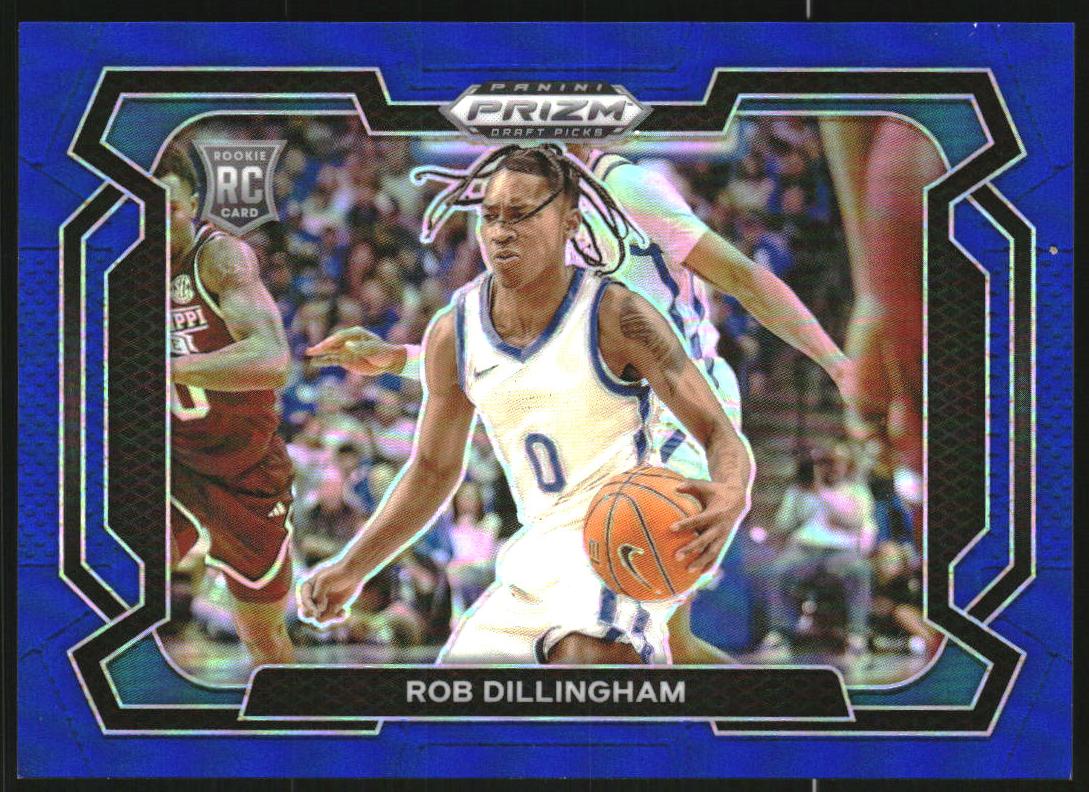 2024 Panini Prizm Draft Picks Basketball Blue Rob Dillingham #6