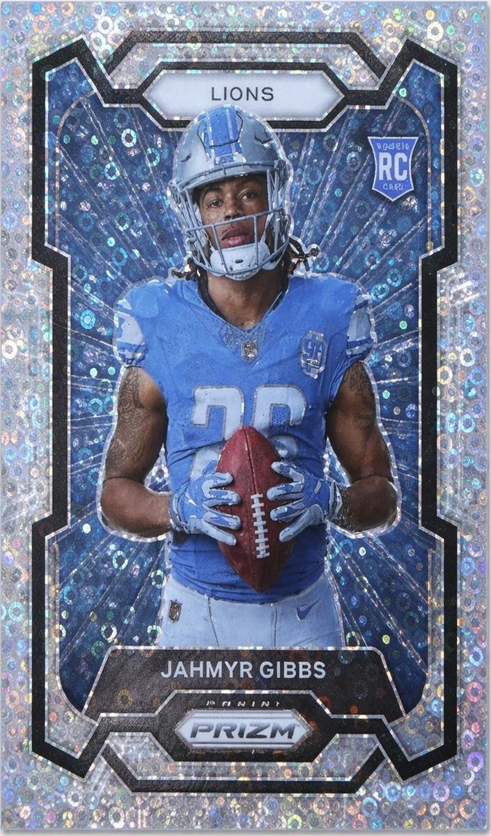2023 Panini Prizm Football No Huddle Jahmyr Gibbs #313 PSA 9