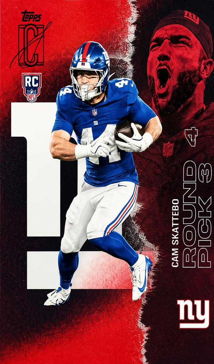 2025 Topps Signature Class Football Red and Black Cam Skattebo #119