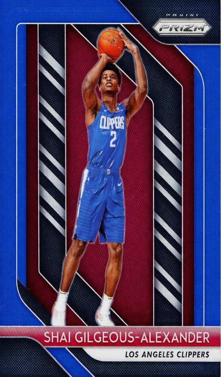 2018 Panini Prizm Basketball Blue Shai Gilgeous-Alexander #184 PSA 9