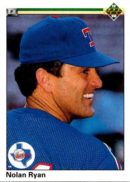 1990 Upper Deck Baseball Nolan Ryan #544 PSA 9