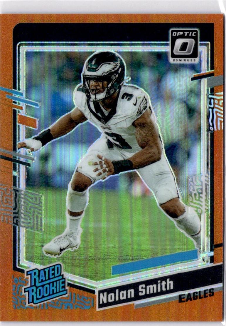 2023 Donruss Optic Football Orange Nolan Smith #283