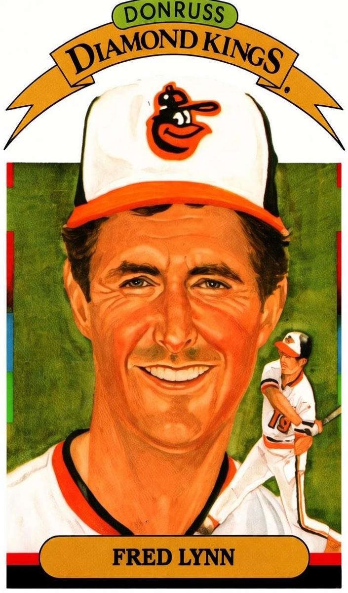 1987 Donruss Baseball Fred Lynn #9