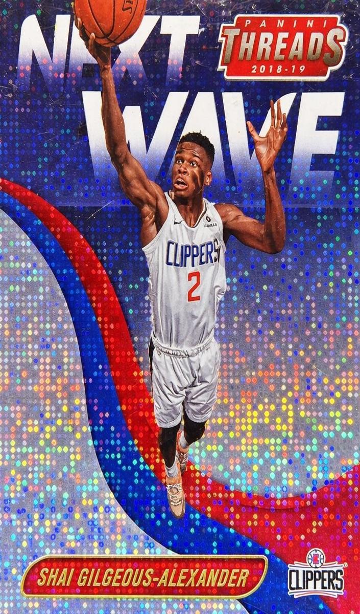 2018 Panini Threads Basketball Dazzle Shai Gilgeous-Alexander #8