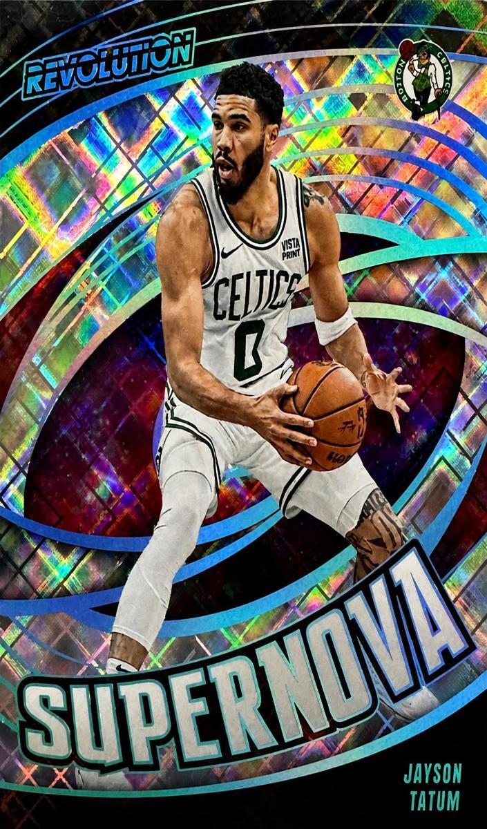 2023 Panini Revolution Basketball Cosmic Jayson Tatum #2 PSA 8