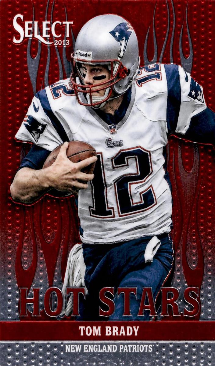 2013 Panini Select Football Hot Stars Red Tom Brady #3