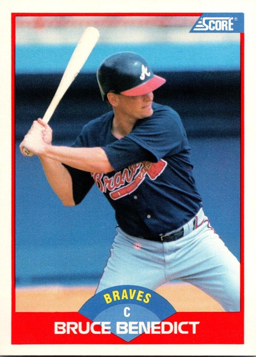 1989 Score Baseball Bruce Benedict #502