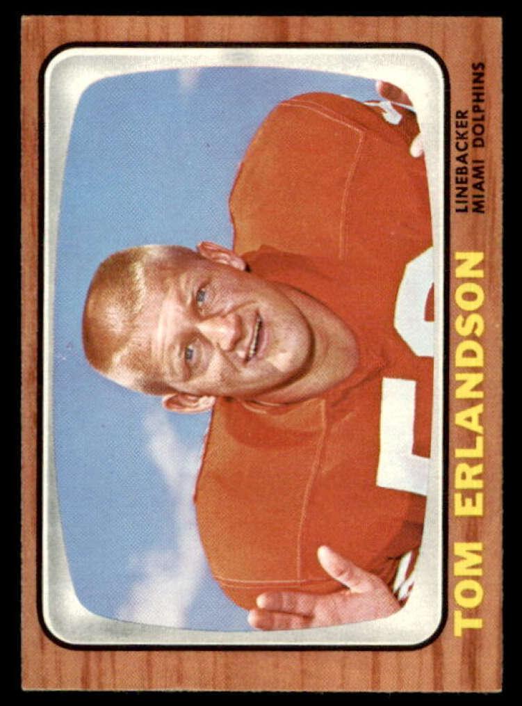 1966 Topps Football Tom Erlandson #76 PSA 8