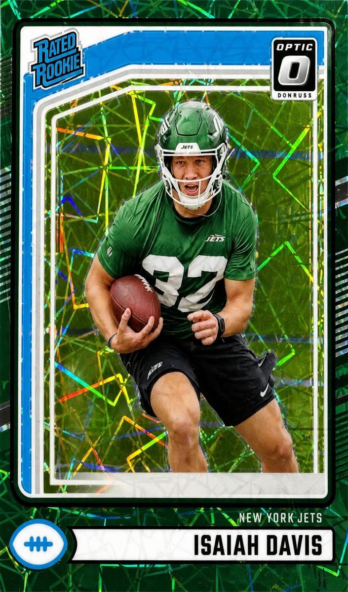 2024 Panini Donruss Football Green Velocity Isaiah Davis #386