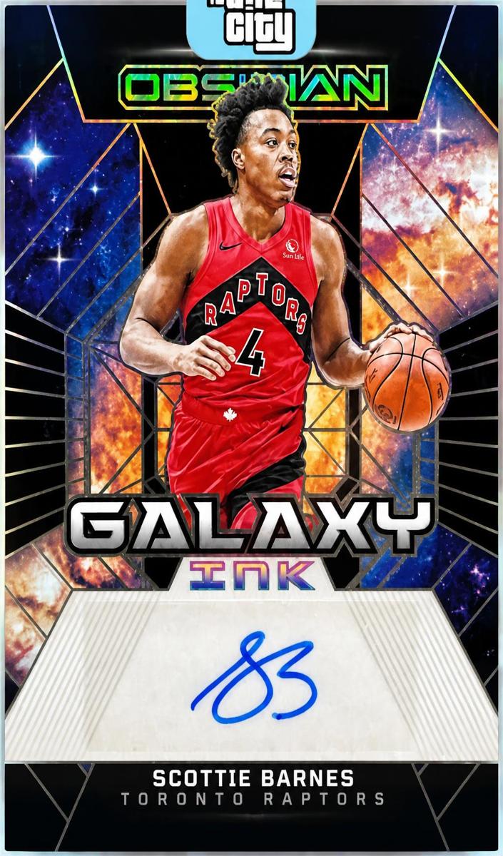 2023 Panini Obsidian Basketball Electric Etch Green Scottie Barnes #GI-BRN PSA 8.5