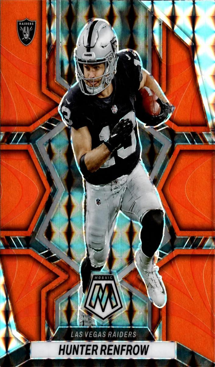 2022 Panini Mosaic Football Reactive Orange Hunter Renfrow #118