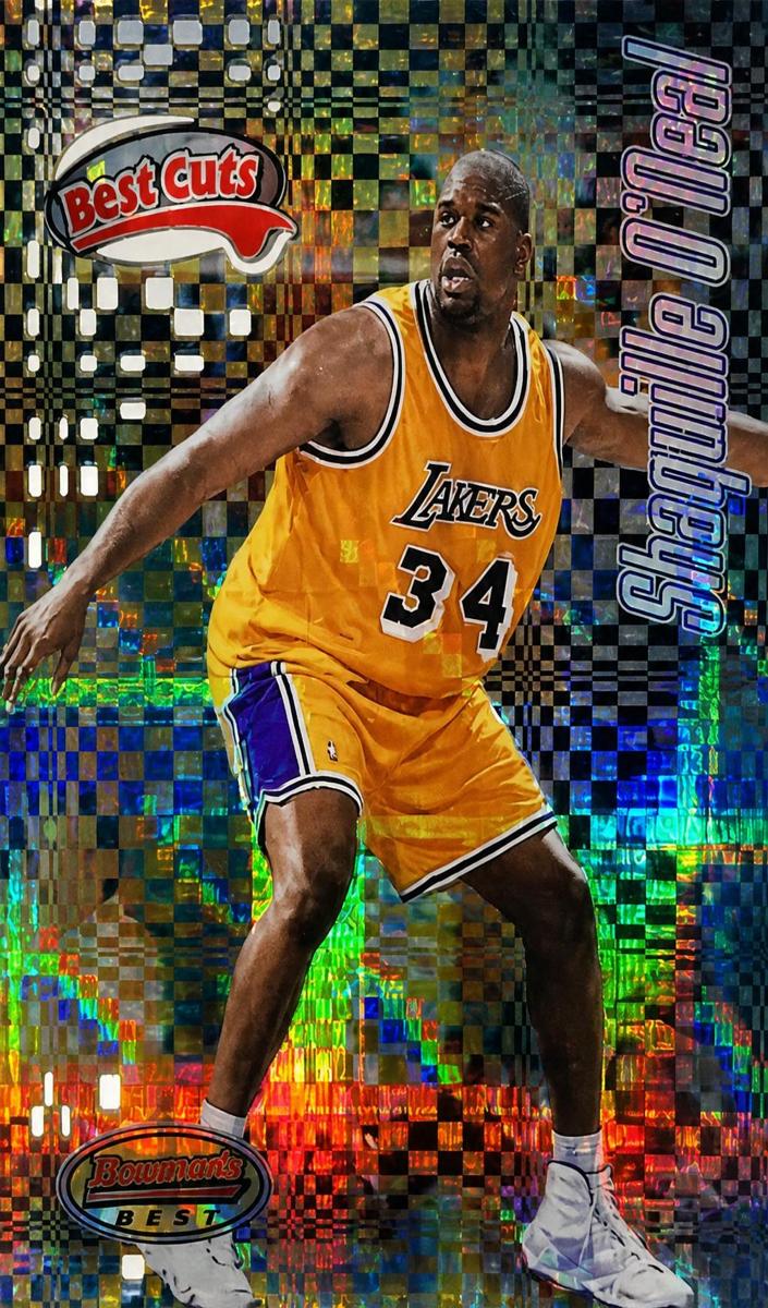 1997 Bowman's Best Basketball Atomic Refractor Shaquille O'Neal #BC10 PSA 8.5