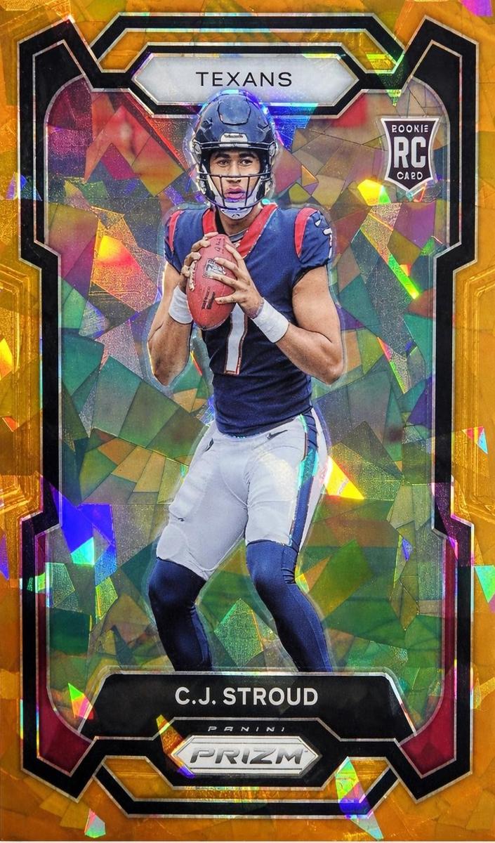 2023 Panini Prizm Football Orange Ice C.J. Stroud #339