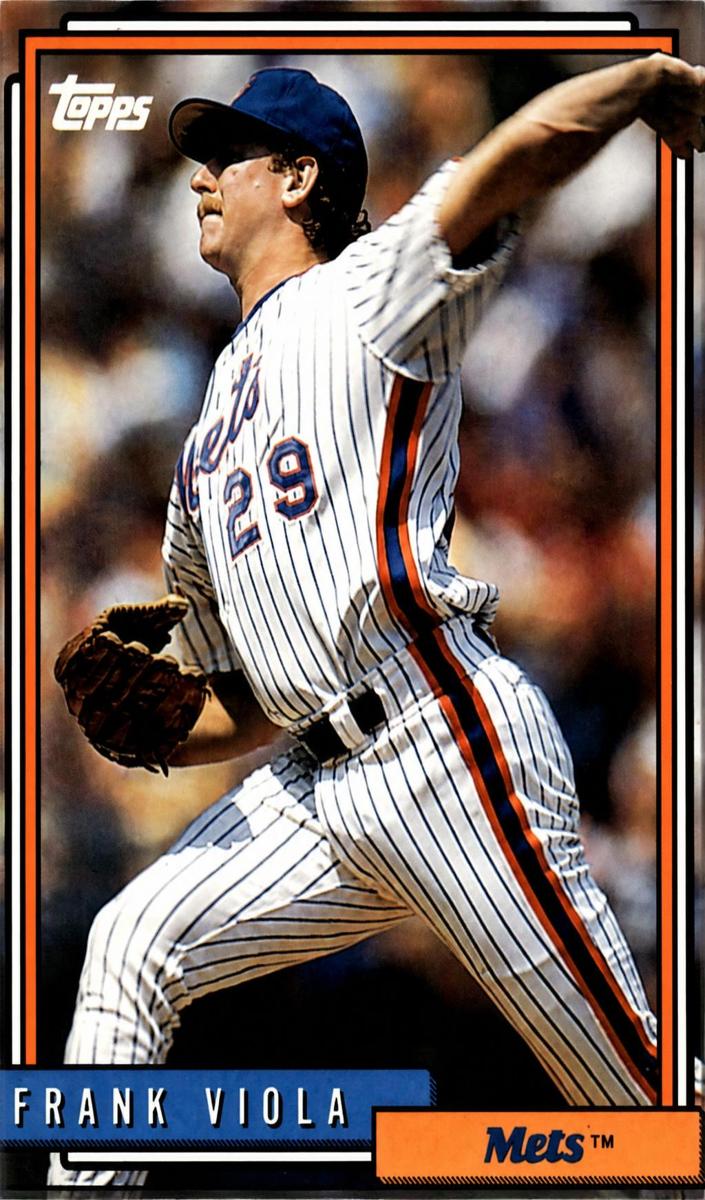 1992 Topps Baseball Frank Viola #510