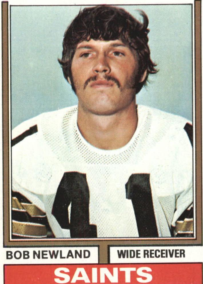 1974 Topps Football Bob Newland #179 PSA 8