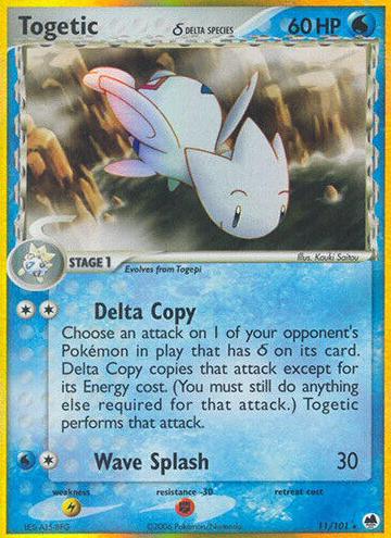 2006 Pokemon EX Dragon Frontiers Togetic #11