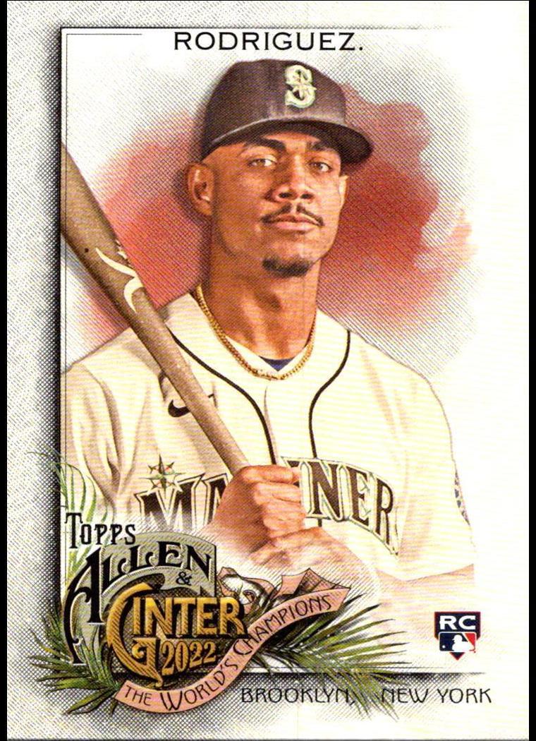 2022 Topps Allen & Ginter Baseball Julio Rodriguez #221 PSA 9