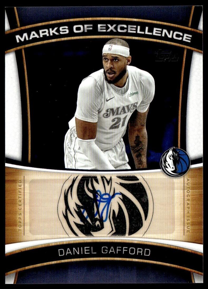 2025 Topps Basketball Daniel Gafford #ME-DG PSA 8