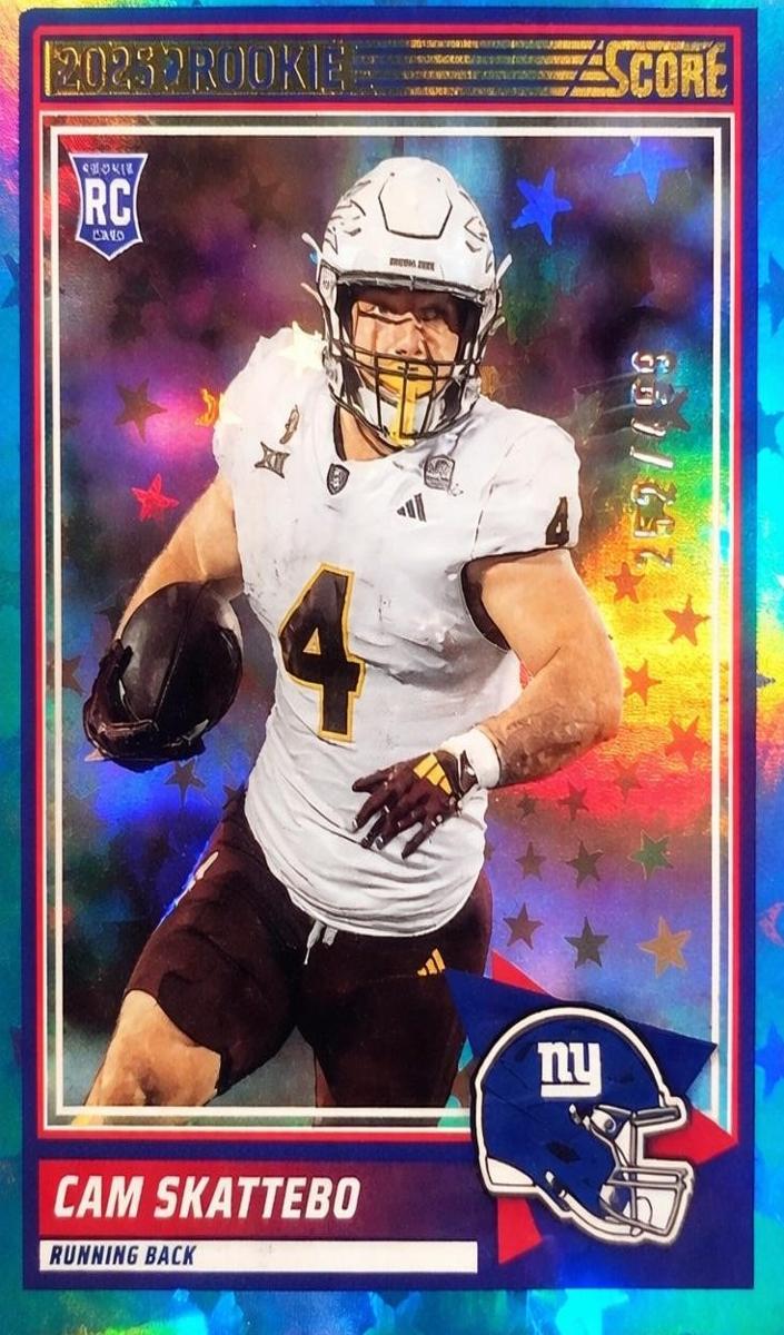 2025 Panini Score Football Stars Cam Skattebo #1