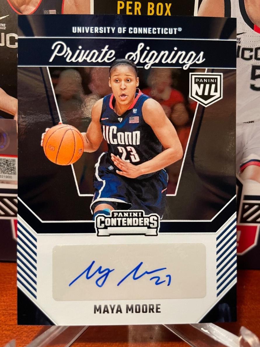 2024 Panini NIL University of Connecticut Basketball SP Maya Moore #MM