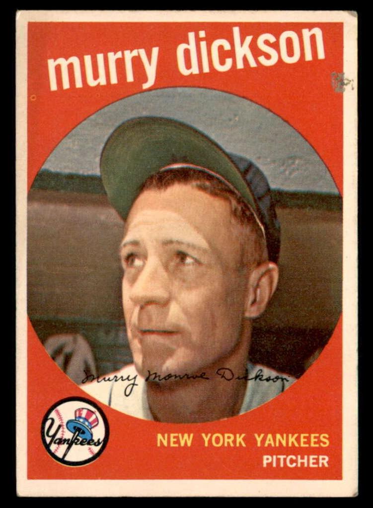 1959 Topps Baseball Murry Dickson #23 PSA 7