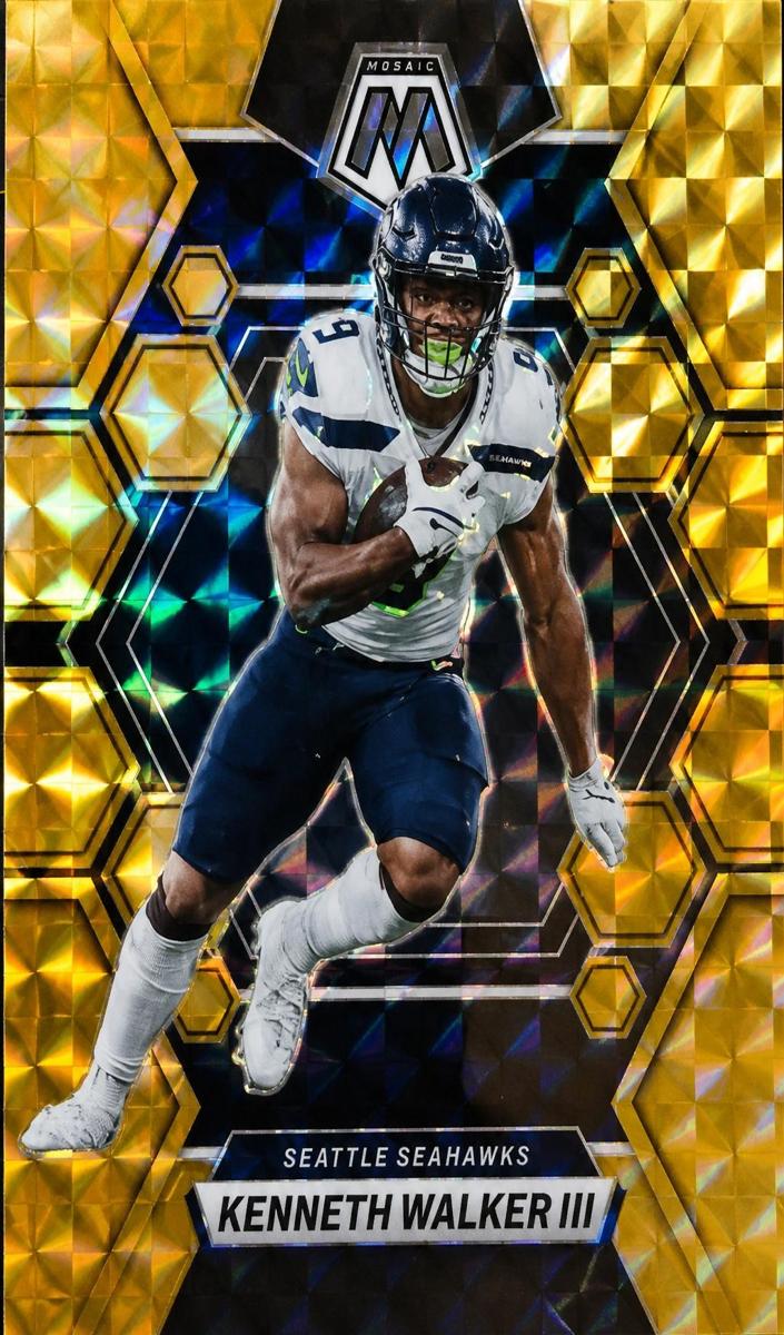 2023 Panini Mosaic Football Honeycomb Kenneth Walker III #221