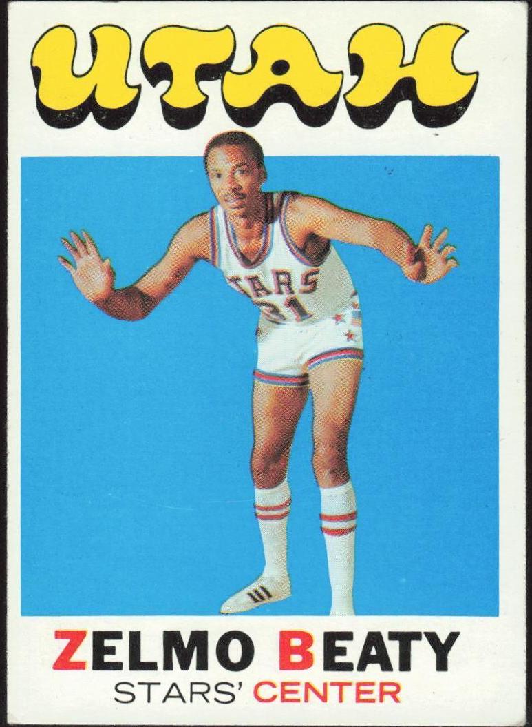1971 Topps Basketball Zelmo Beaty #165 PSA 8