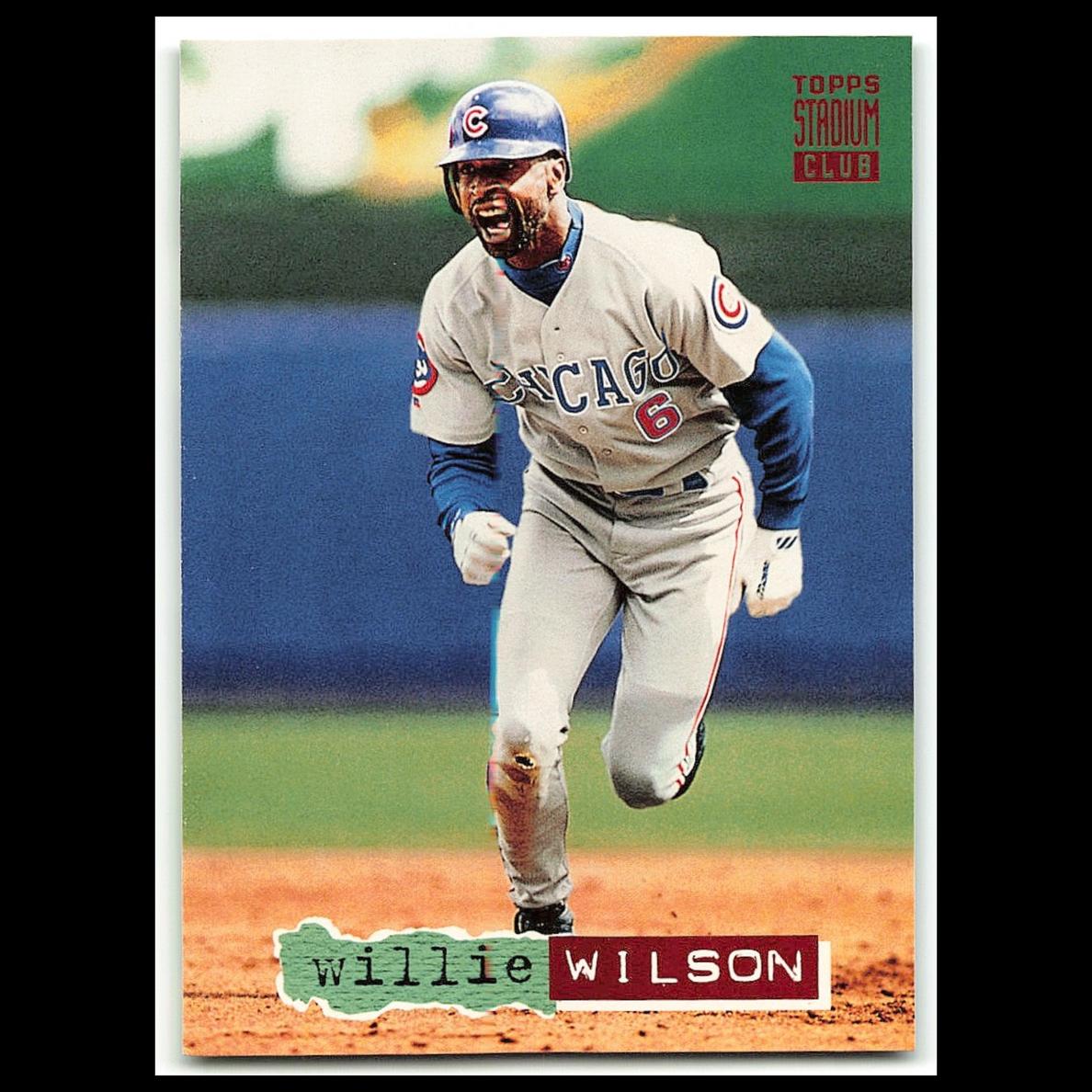 1994 Topps Stadium Club Baseball Willie Wilson #311
