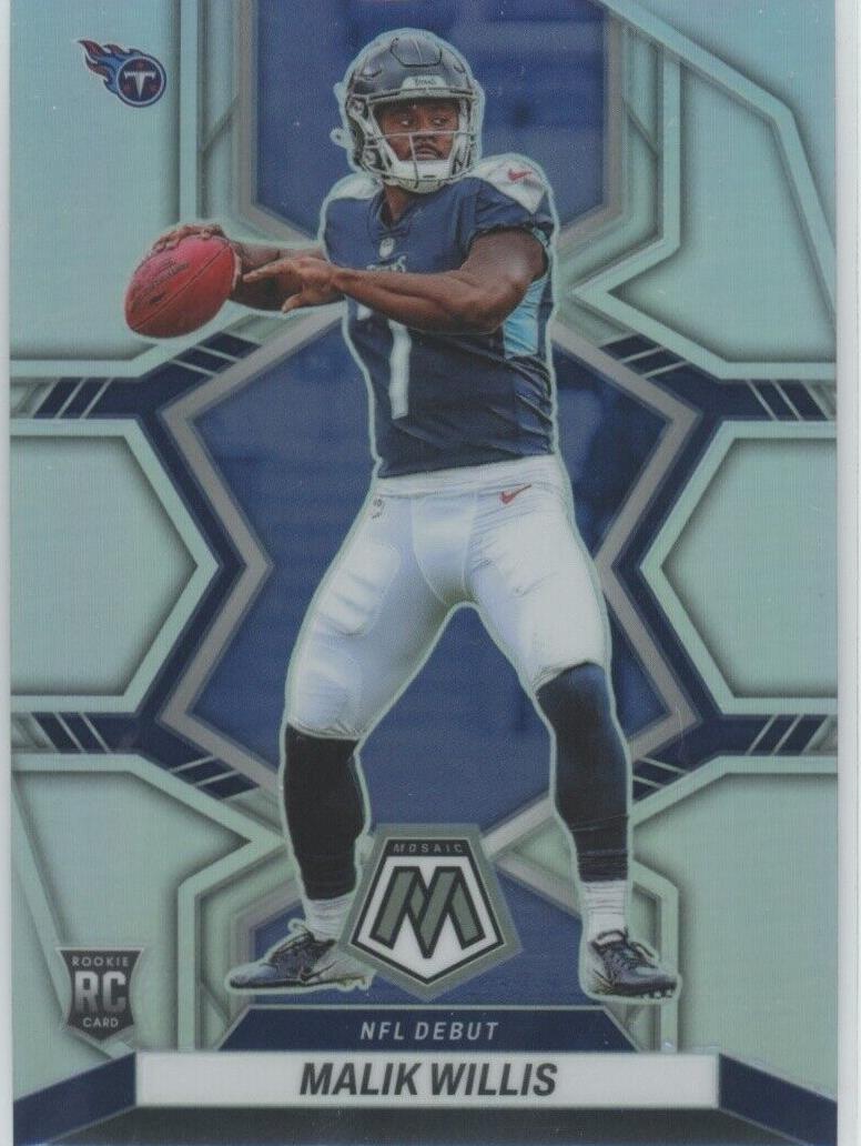 2022 Panini Mosaic Football Silver Malik Willis #302 PSA 10