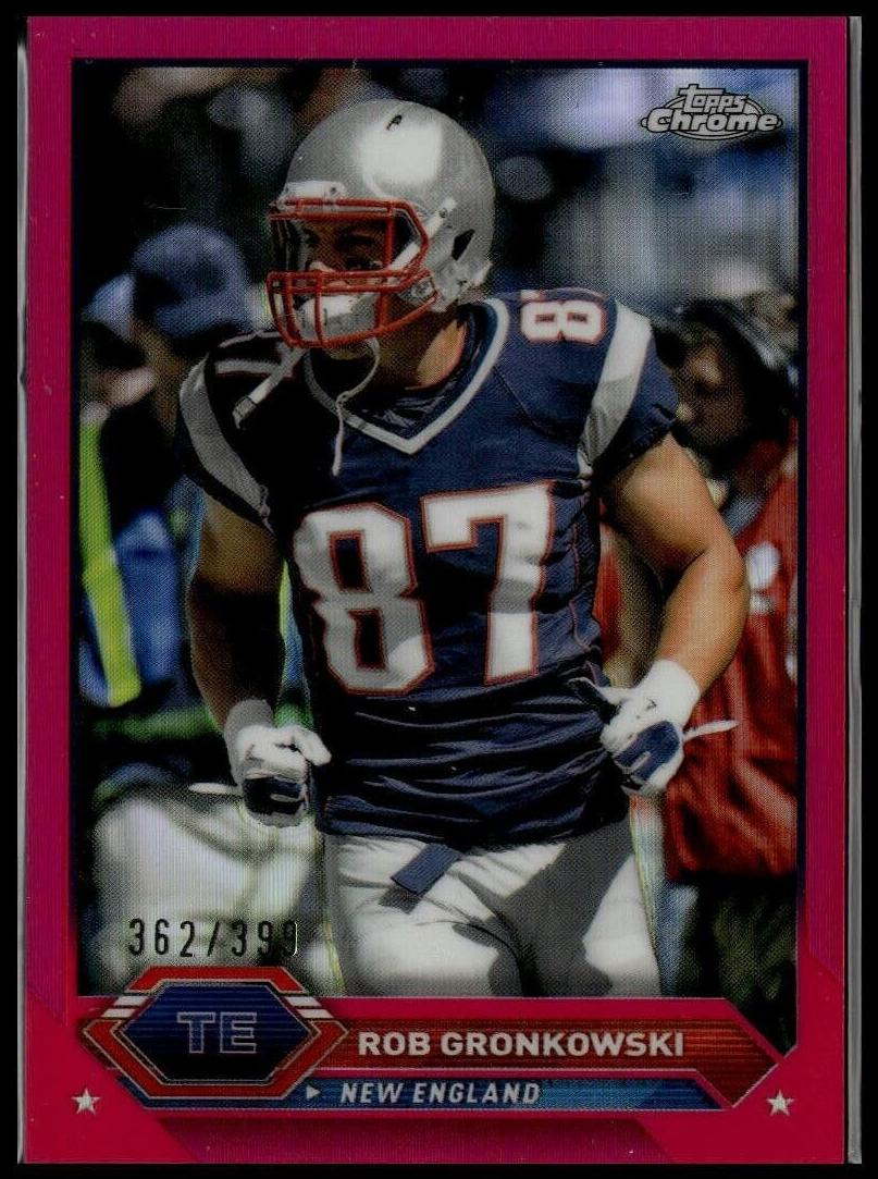 2023 Topps Composite Football Magenta Refractor Rob Gronkowski #27 SGC 9.5