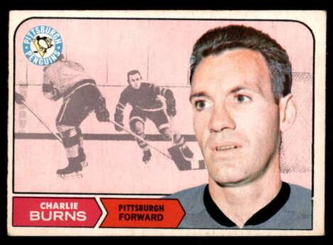 1968 O-Pee-Chee Hockey Charlie Burns #108
