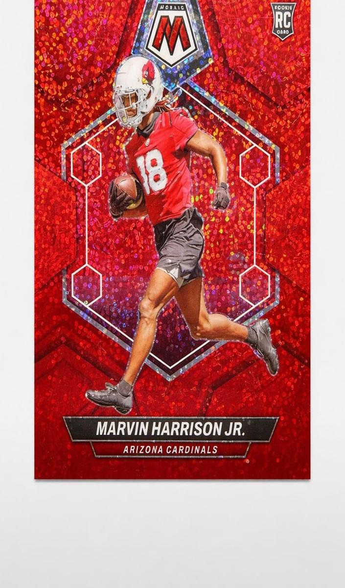 2024 Panini Mosaic Football Red Sparkle Marvin Harrison Jr. #304